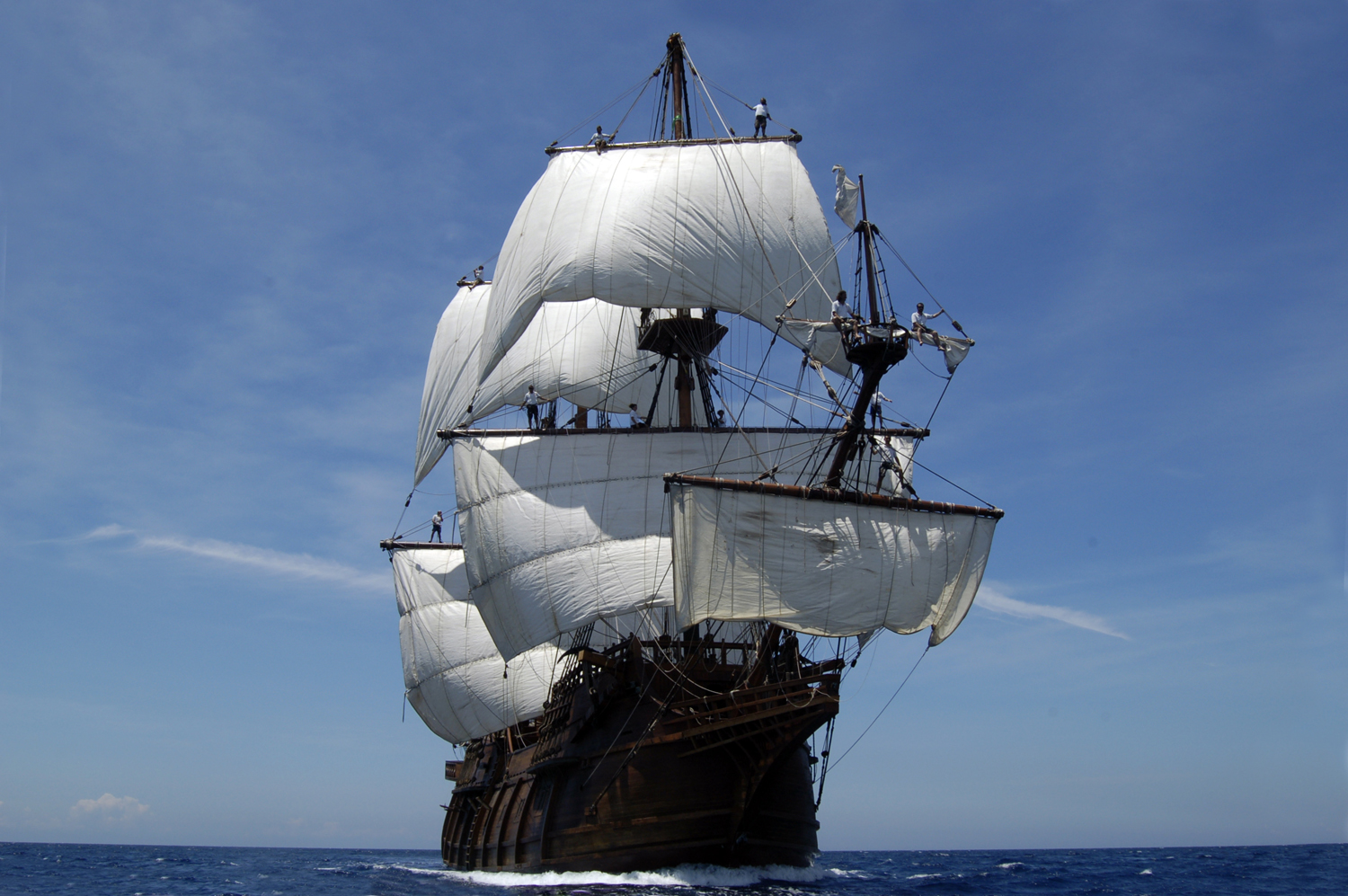 Llega a Vigo el 'Galeón Andalucía'