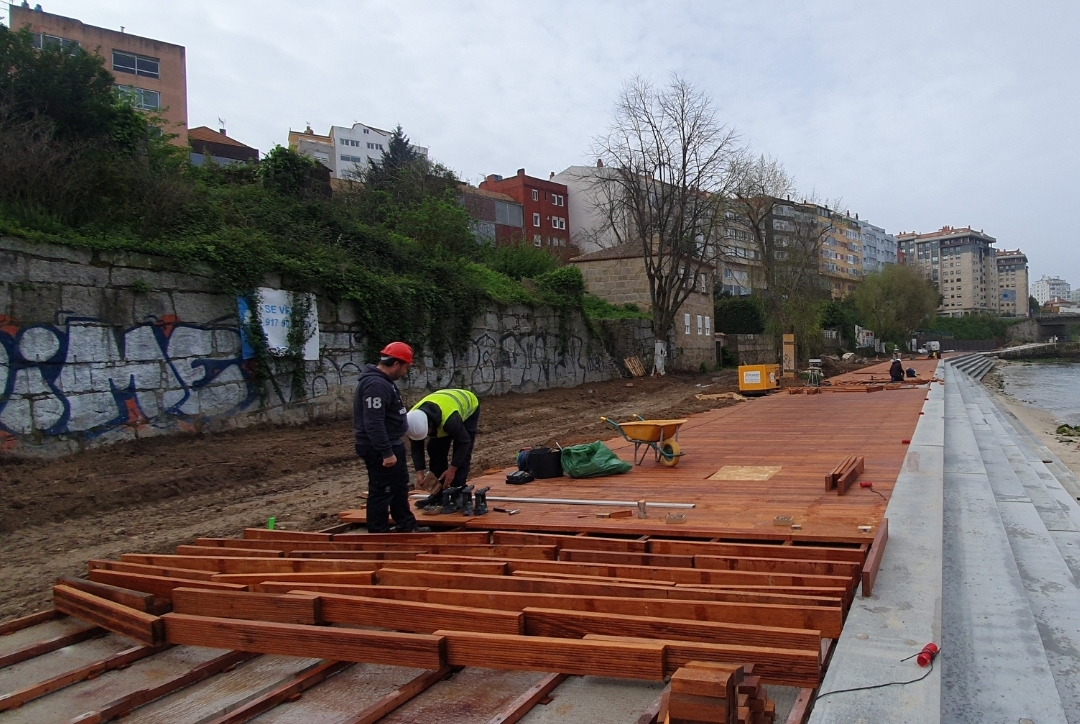 El Paseo de Bouzas abrirá al público en mayo