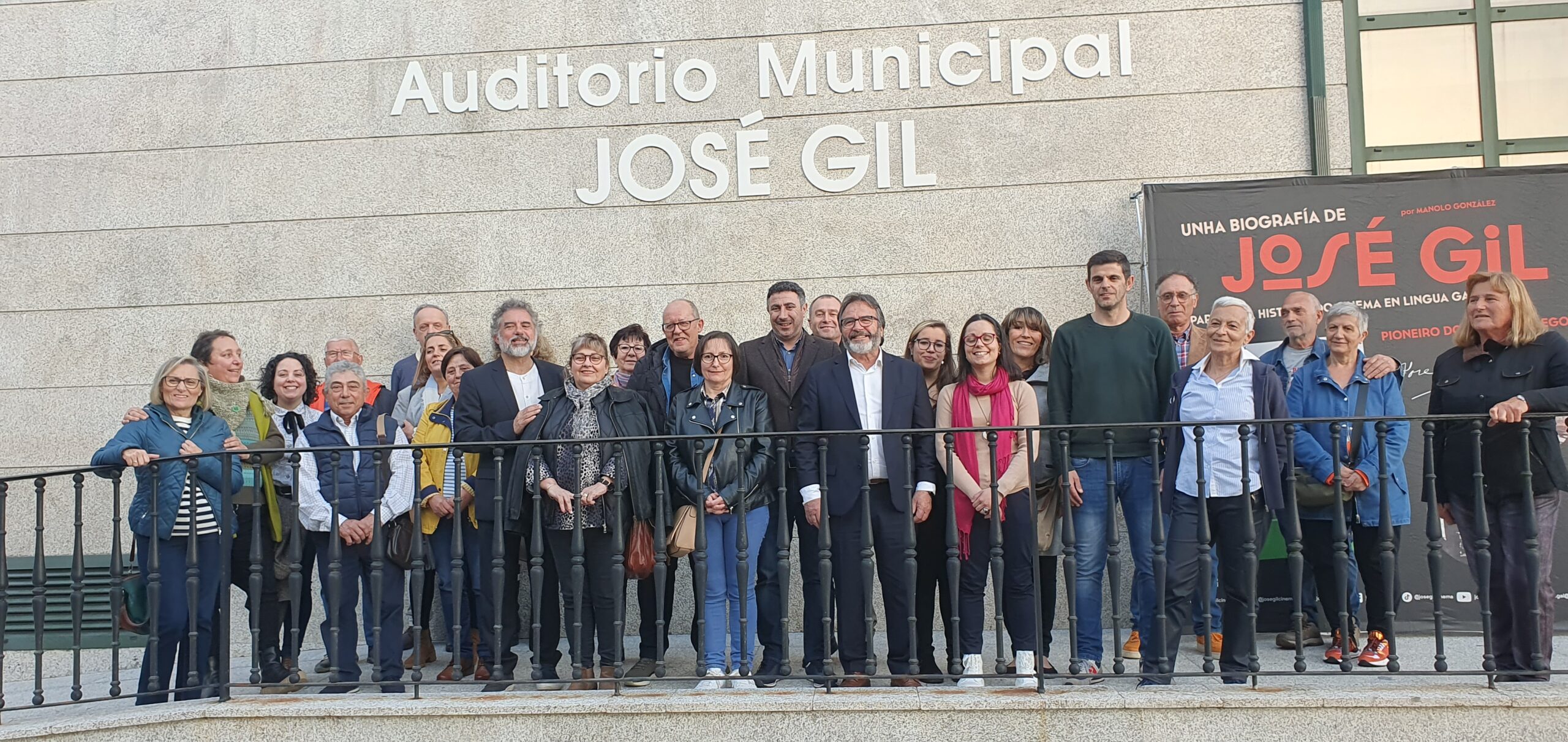 O Auditorio Municipal das Neves xa leva o nome de José Gil, pai do cinema de Galicia