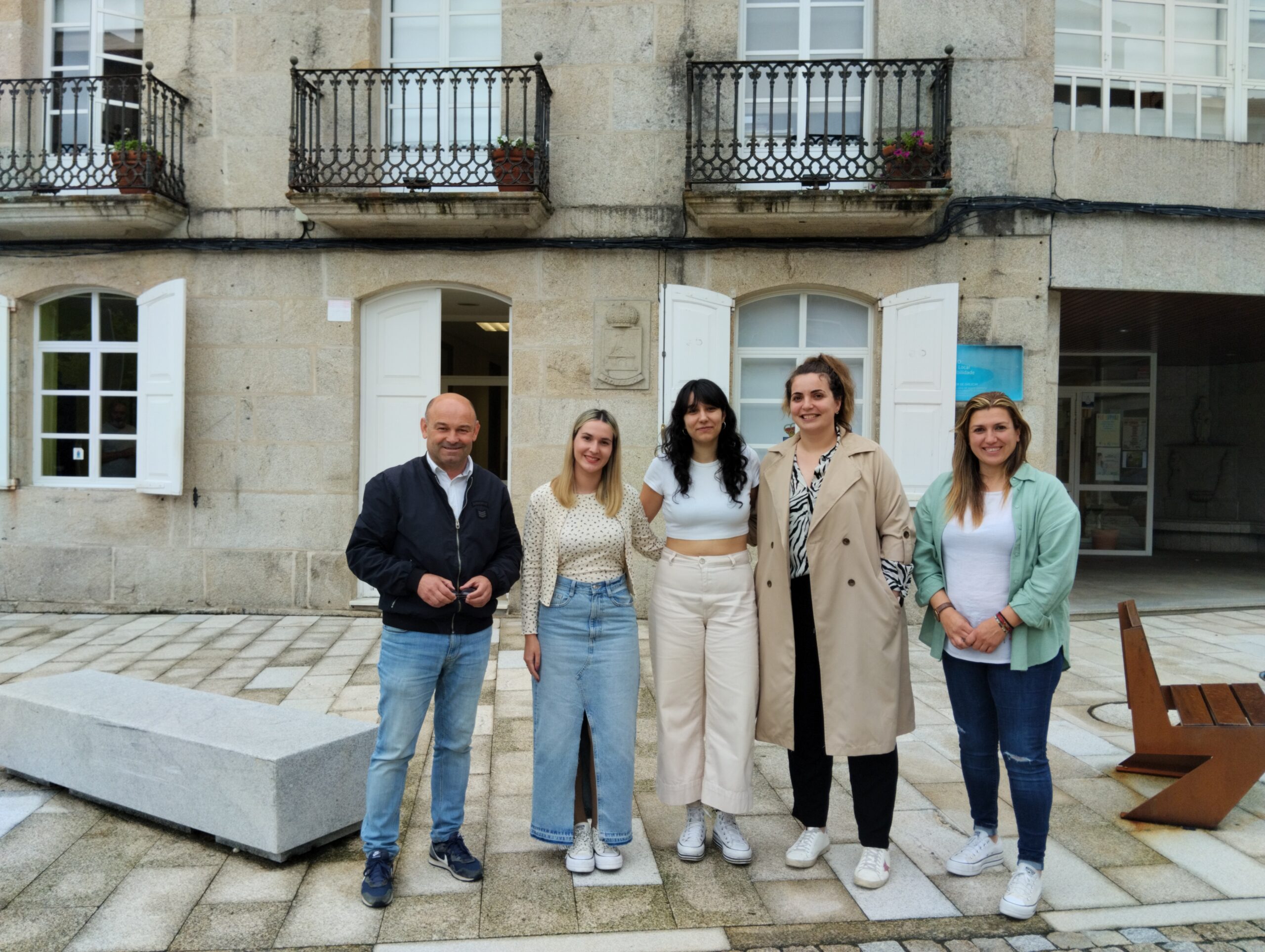 Covelo recibe ás primeiras alumnas en prácticas do Campus Rural da UVigo