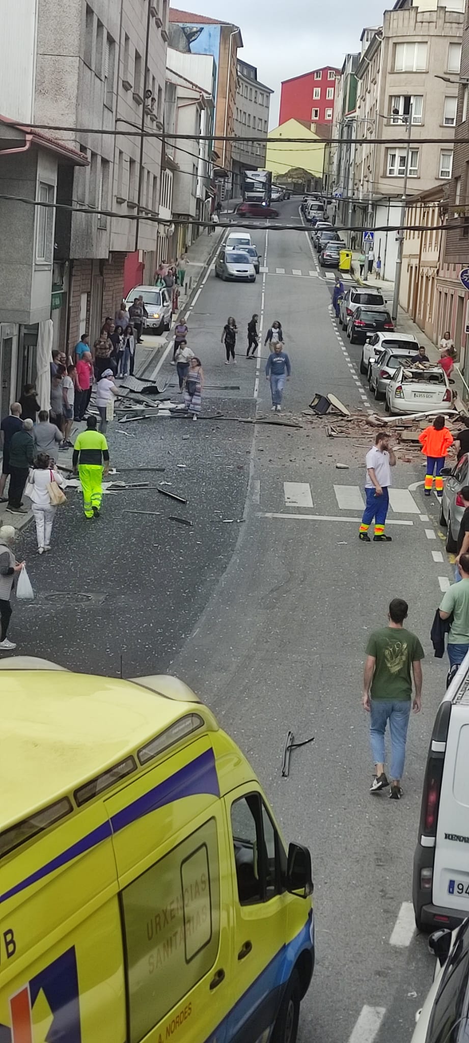 Al menos, dos heridos a causa de una fuerte explosión en Ordes