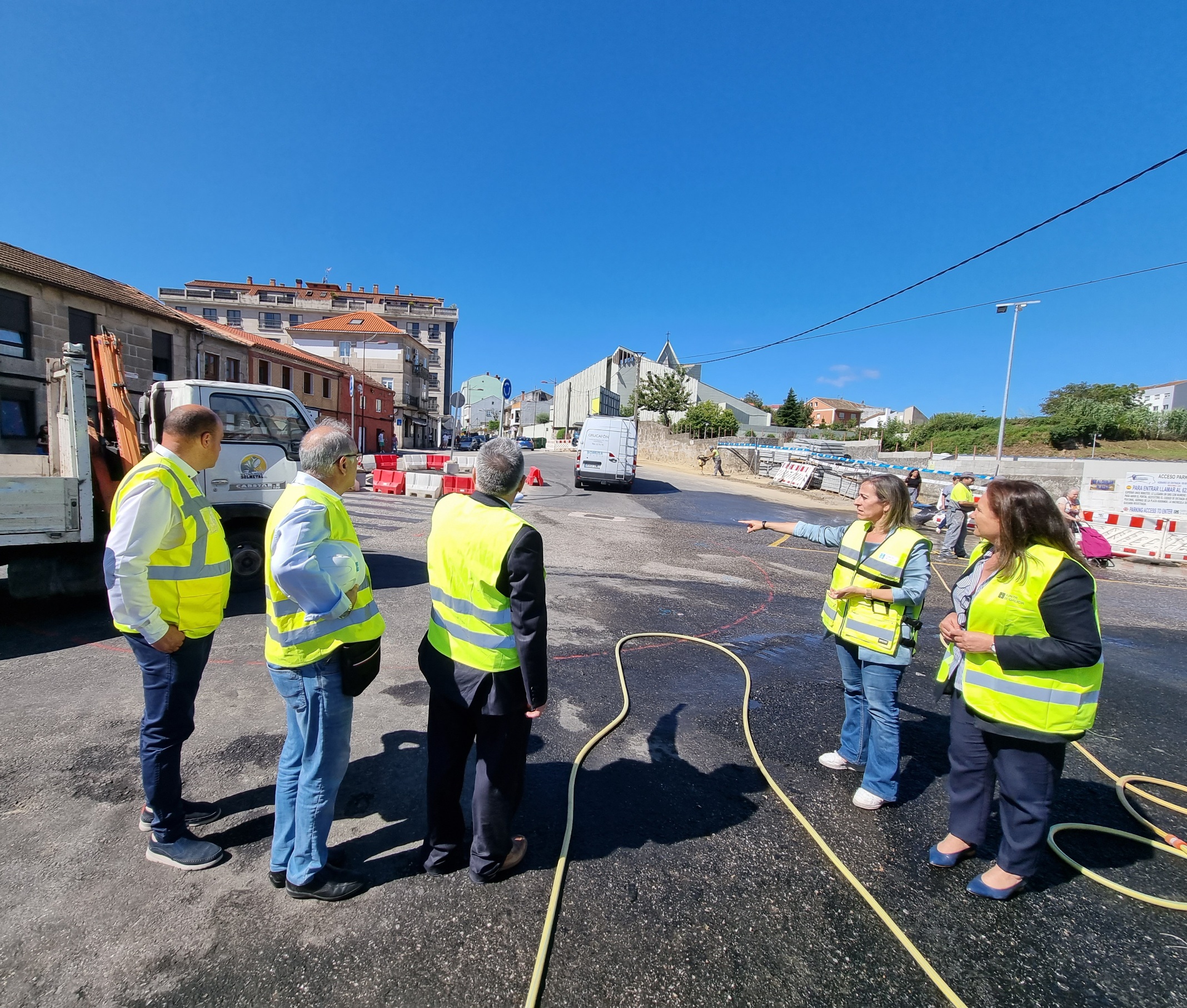 A humanización da Avenida de Galicia, en Teis, estará rematada en primavera