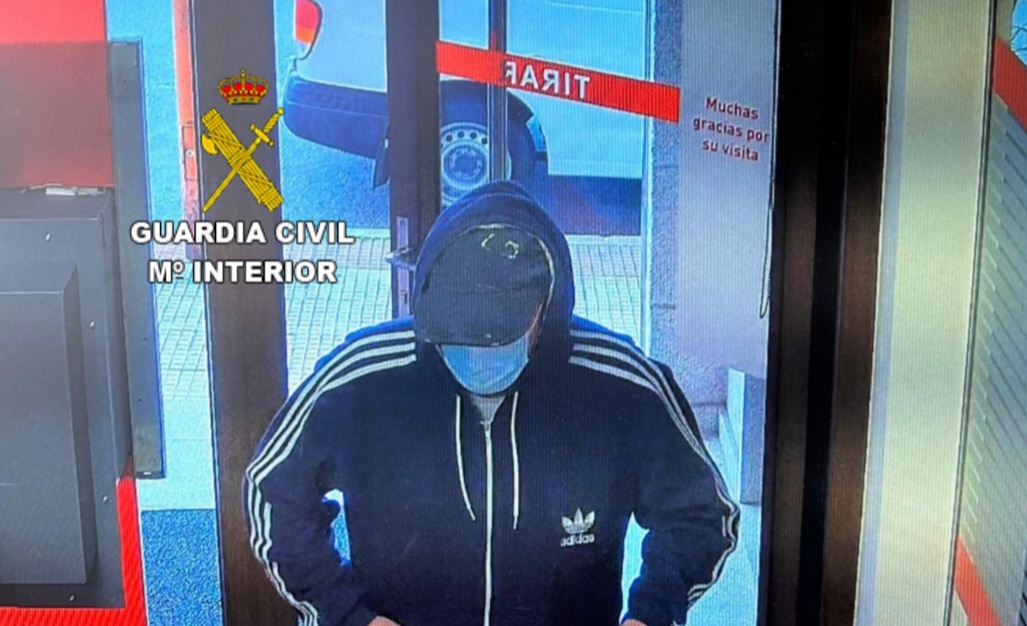 Detenido como presunto autor de varios atracos a bancos a lo largo de este año