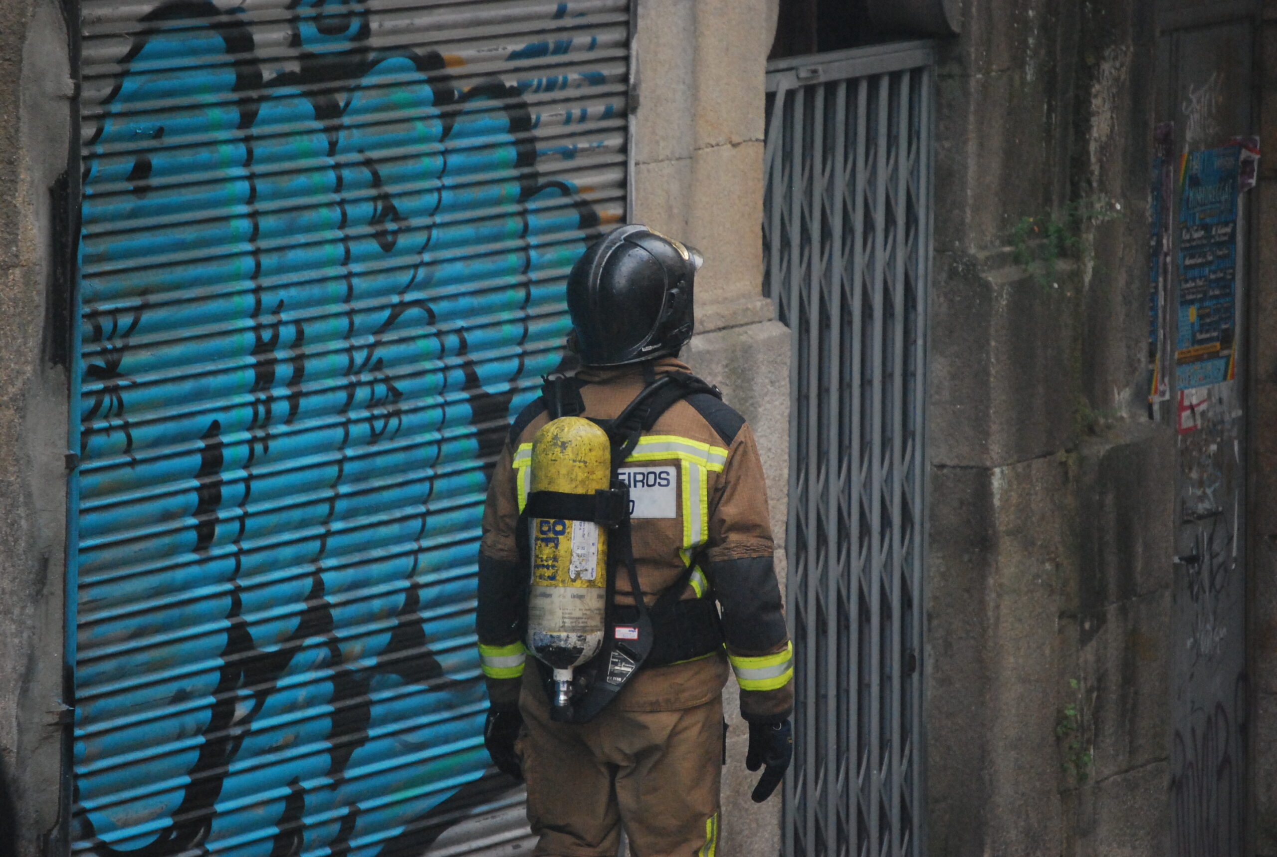 La construcción del nuevo parque de Bomberos de Vigo, está parada y sin fecha de reanudación