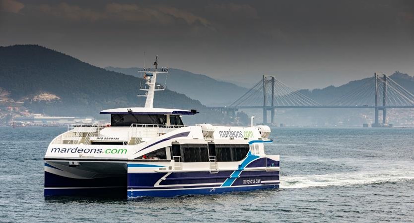 Cancelado o servizo de barcos entre Cangas e Vigo, pola borrasca 'Aitor'