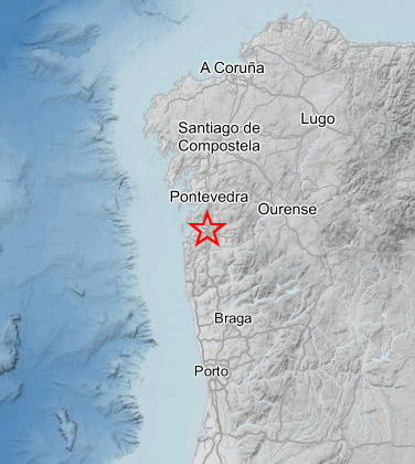 Detectado un movimiento sísmico con epicentro en Mos