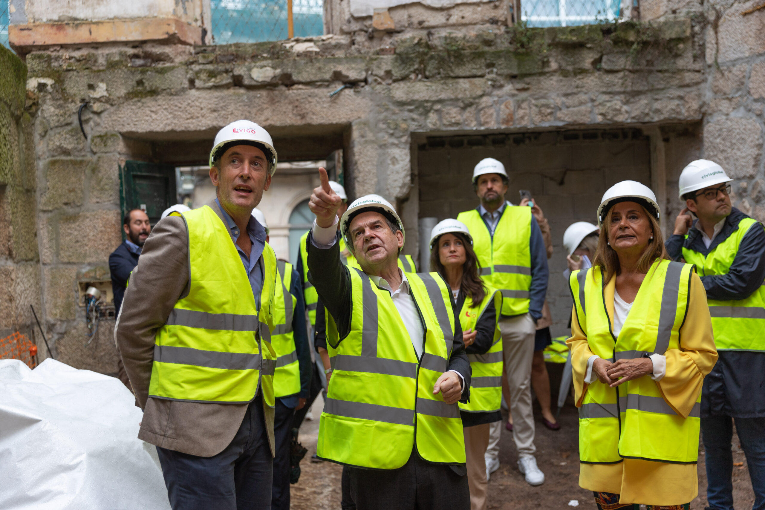Empiezan en el Casco Vello las obras de la nueva sede de Down Vigo
