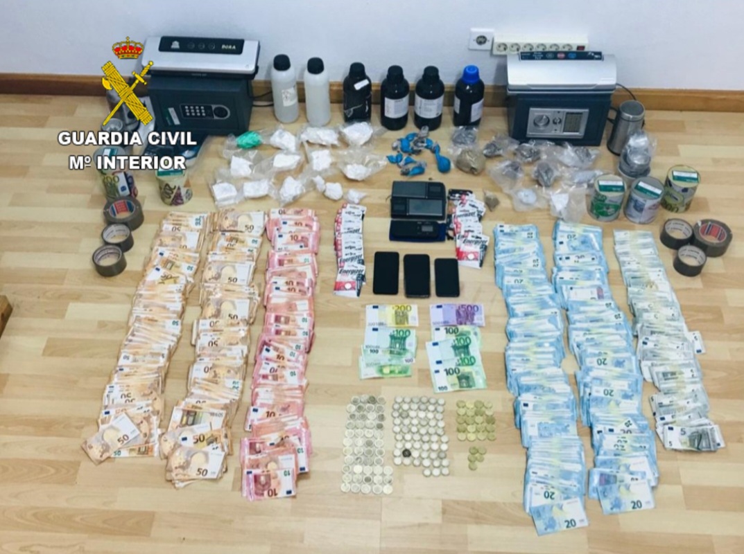 Desarticulada una banda de narcos y detenidos sus 7 miembros