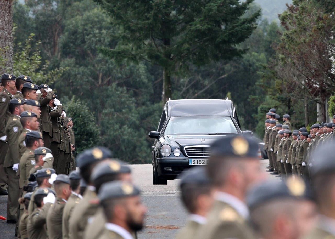 Funeral por el Soldado Iván Mejuto, de la BRILAT, fallecido el pasado jueves