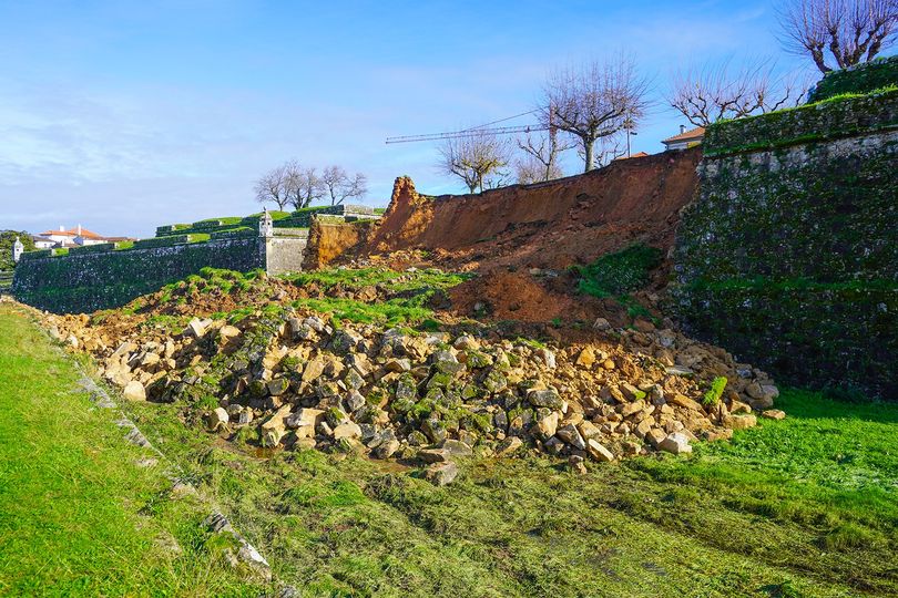 Valença saca a concurso por 1,6 millones la recuperación de la muralla de la Fortaleza