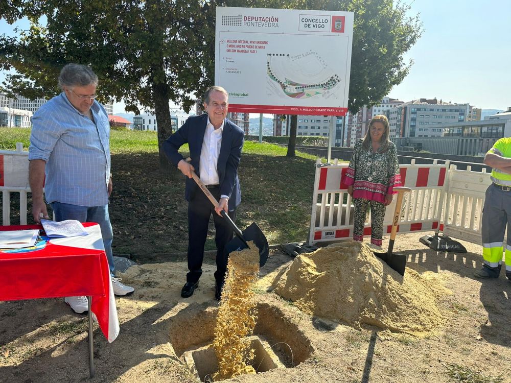 Empieza la reforma del 'Parque Nelson Mandela', en Navia