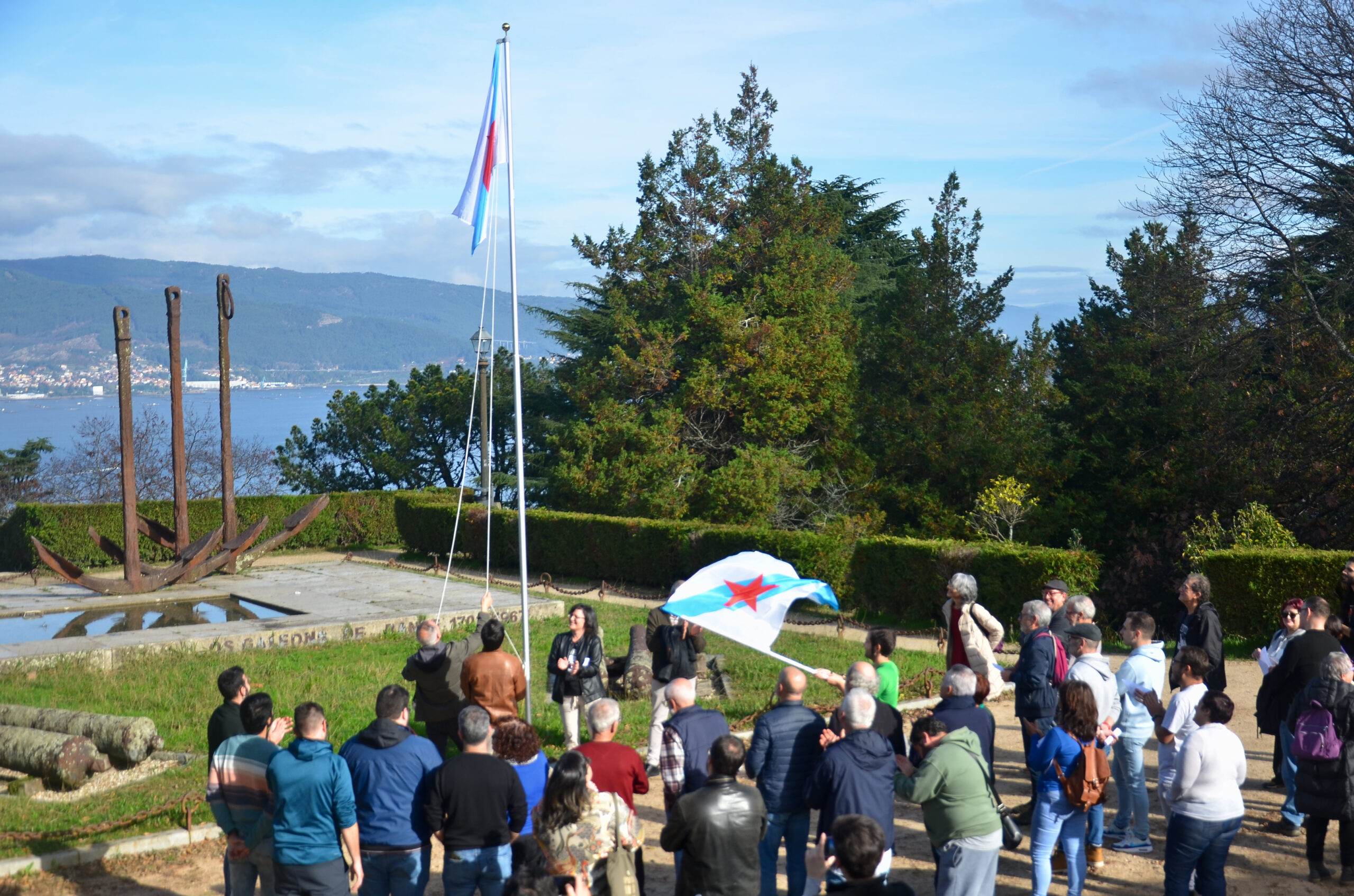 Máis de 161 concellos izan a bandeira galega en conmemoración dos 105 anos da I Asemblea Nacionalista
