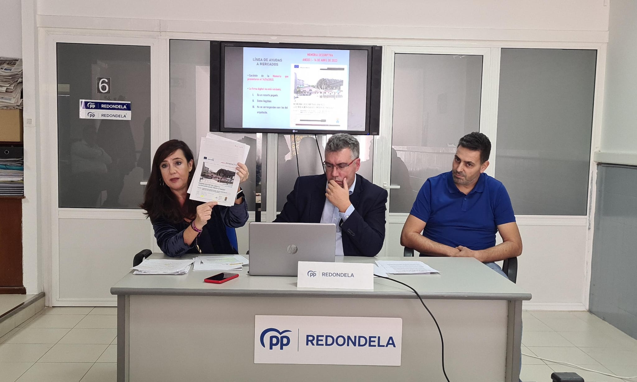 El PP de Redondela acusa a Digna Rivas de falsificar una firma para pedir una subvención