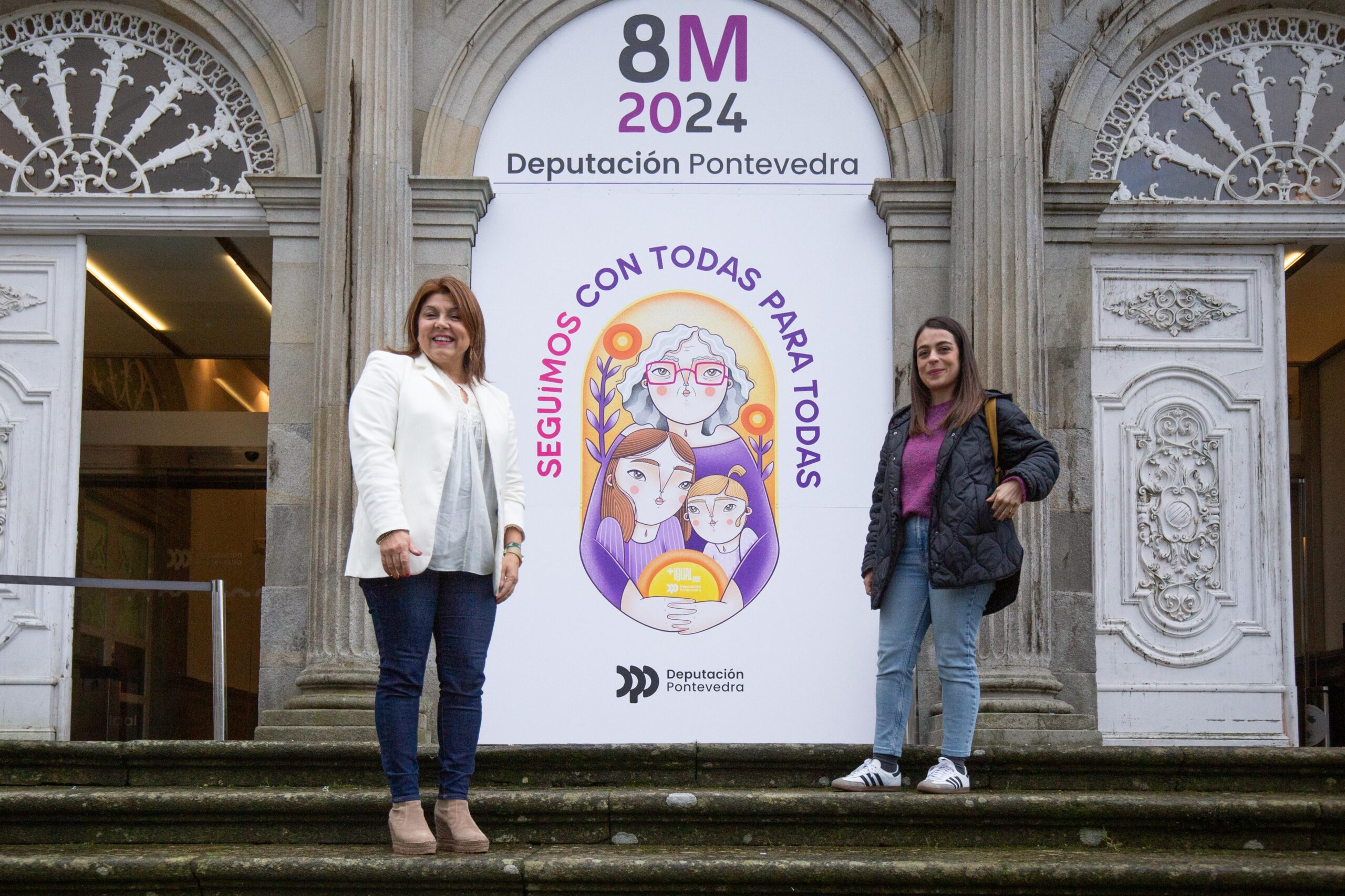 “Seguimos con todas e para todas”, lema do programa da Deputación para o '8M'