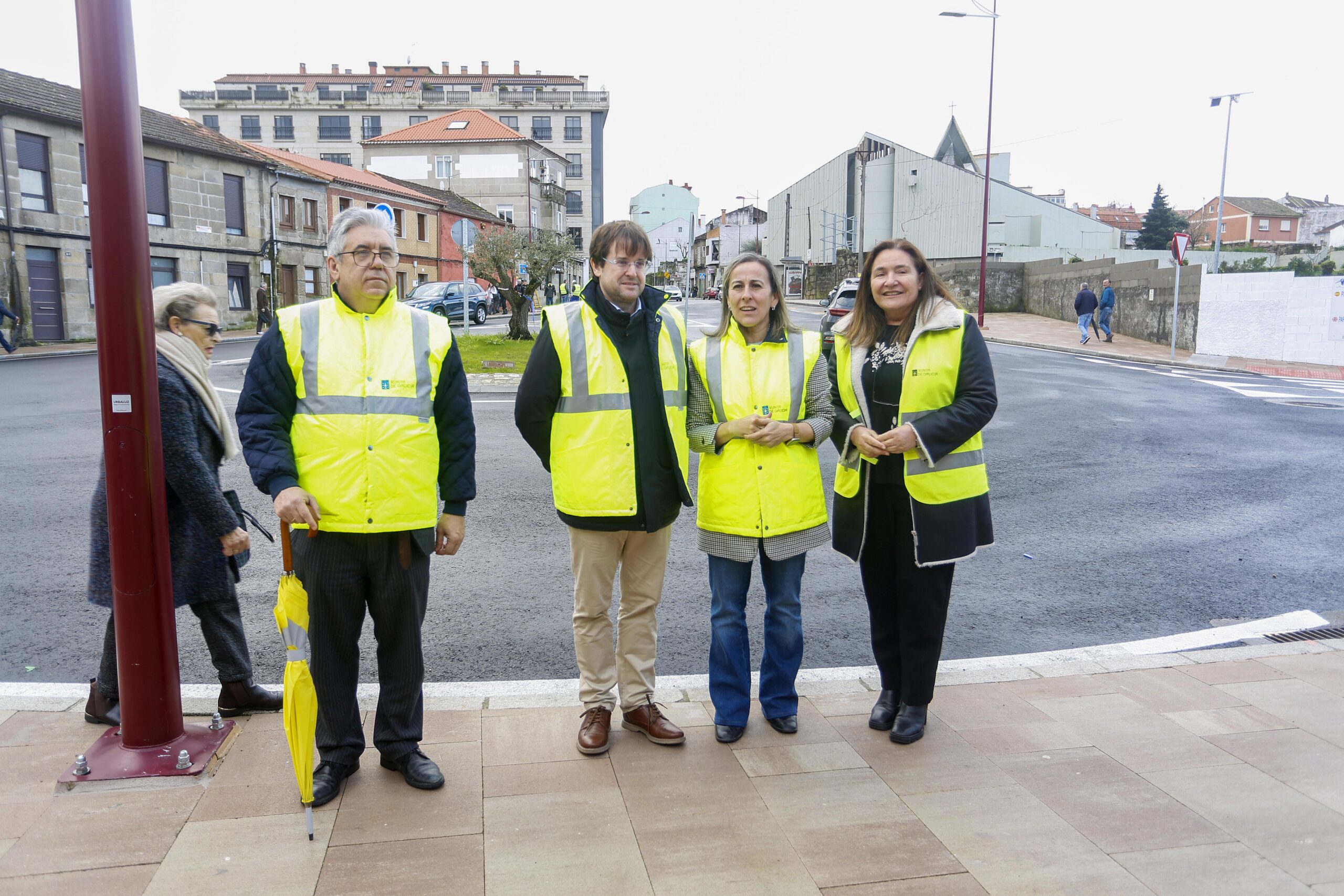 Ultimadas as obras de humanización da 1ª fase da Avenida de Galicia, en Teis