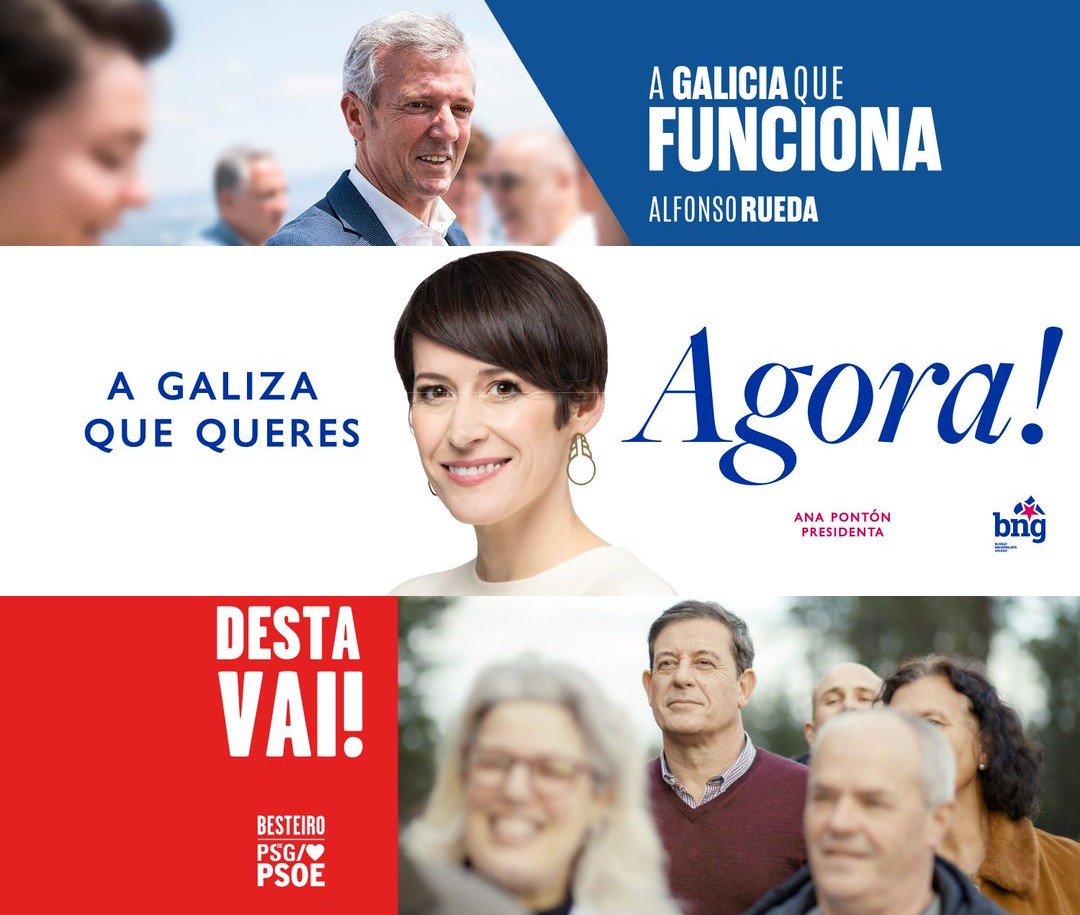 Bota a andar a campaña electoral das eleccións máis disputadas en Galicia