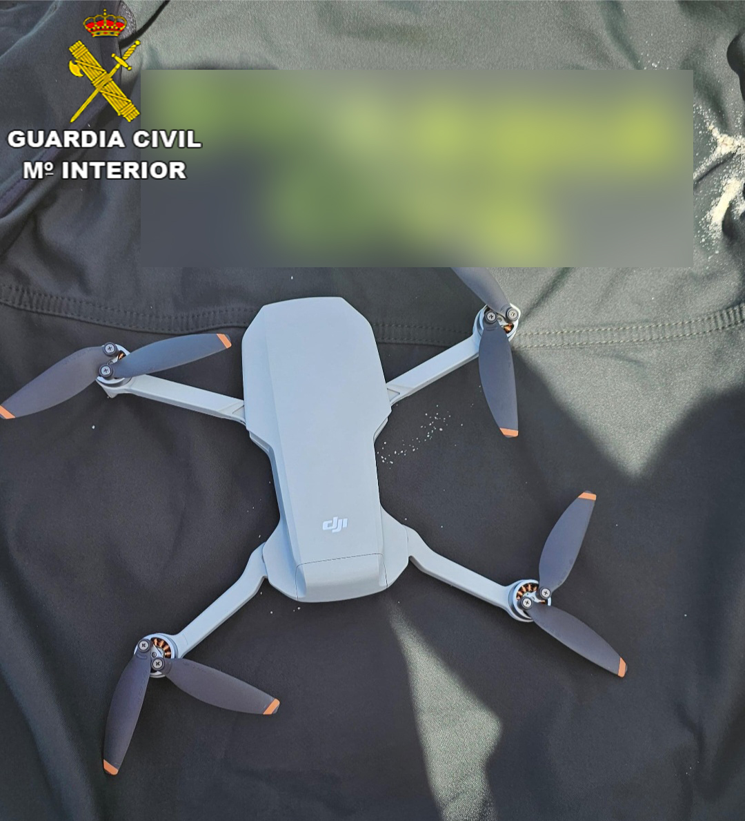 La Guardia Civil interceptó un dron vulnerando la protección del espacio aéreo durante la Vig-Bai
