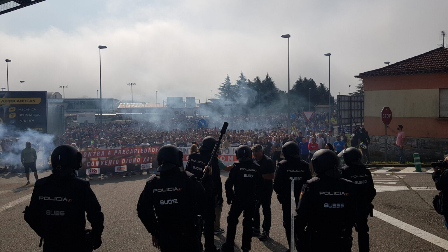 Amnistía Internacional denuncia a "impunidade da violencia policial" na folga do metal en Vigo