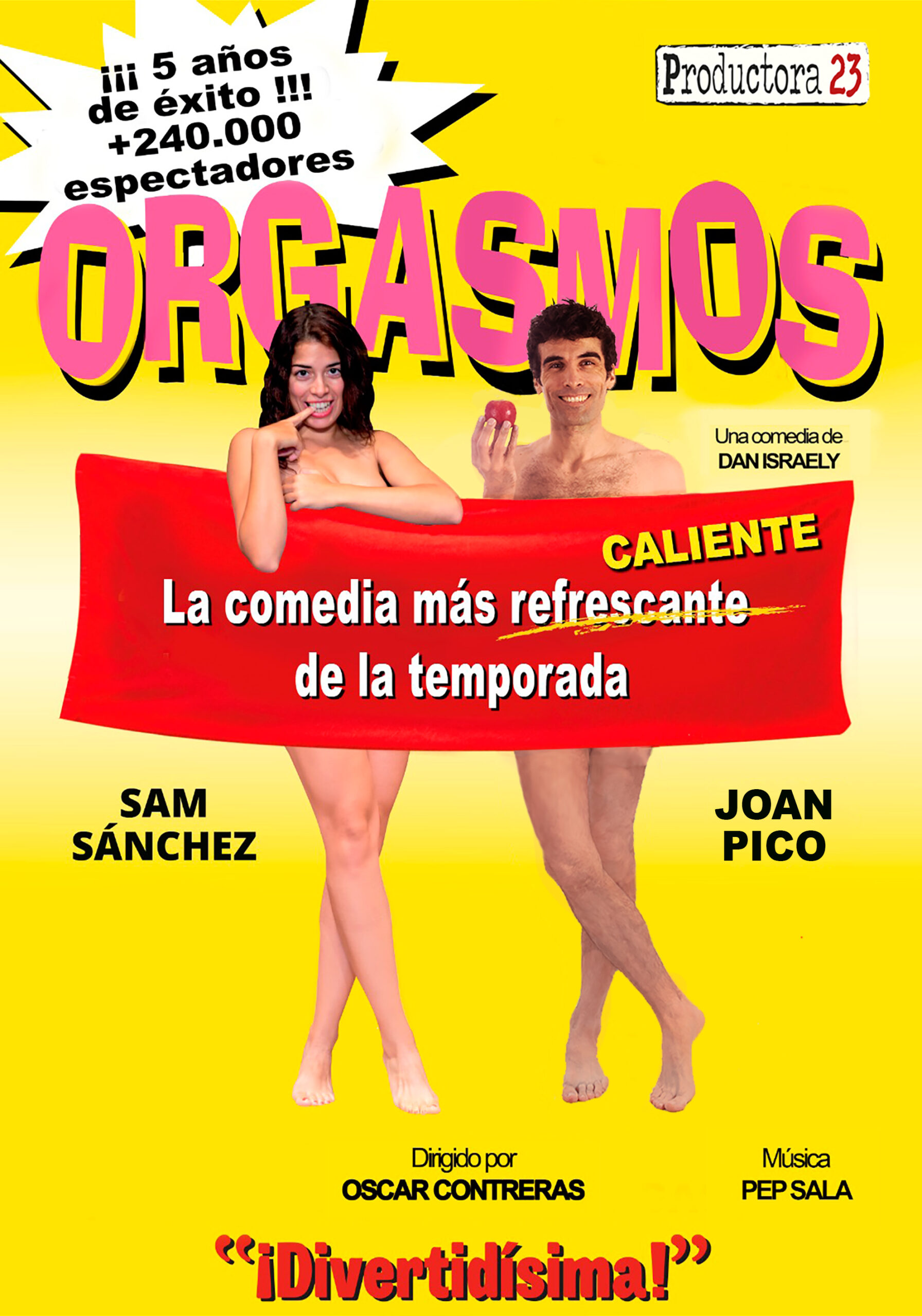 "Orgasmos, la comedia", este viernes en el Teatro Afundación Vigo