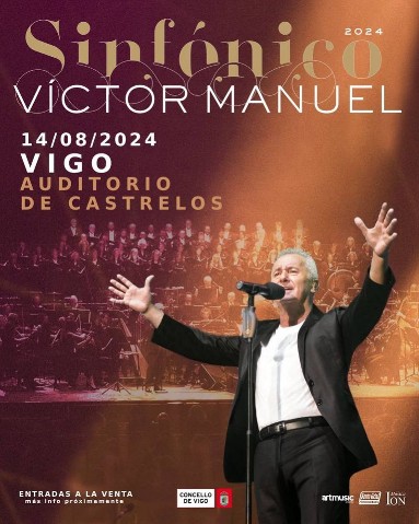 Víctor Manuel, tercer concierto de este verano en Castrelos