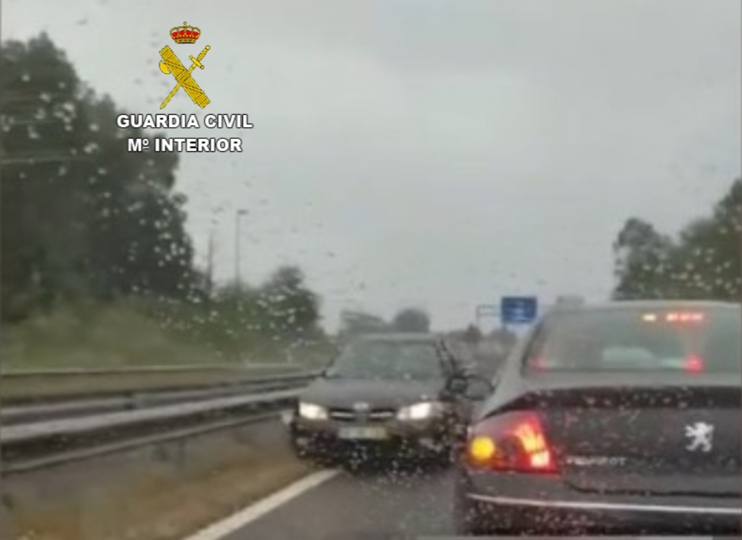 Interceptado cuando circulaba borracho y en sentido contrario por la Autovía A-55