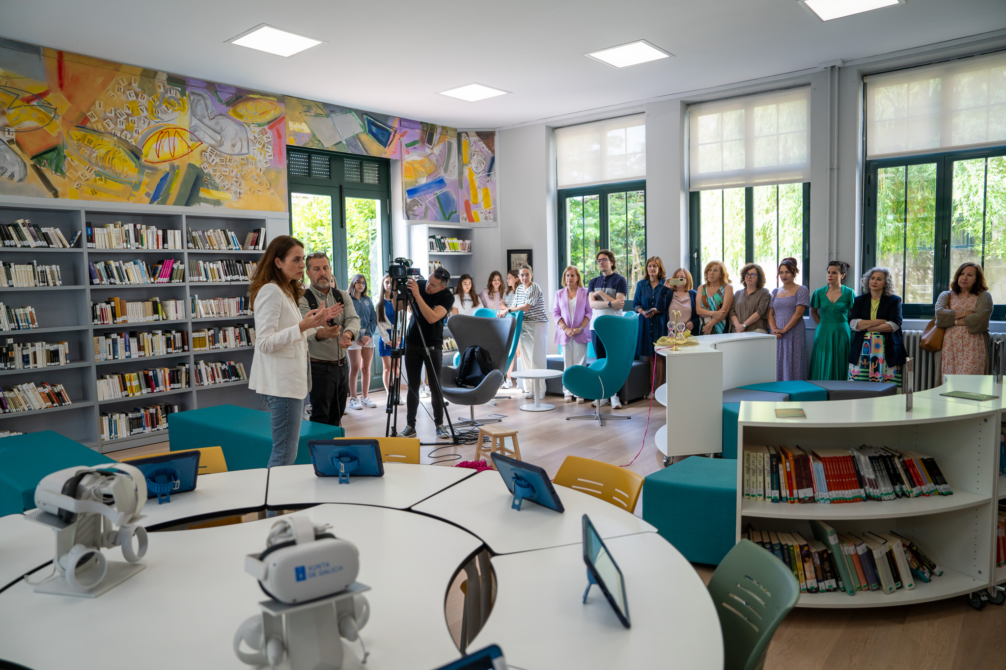 O Santa Irene renova totalmente a súa biblioteca