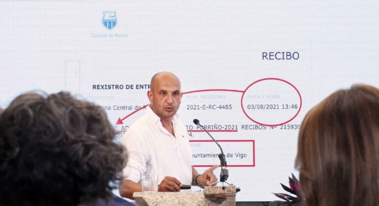 Alejandro Lorenzo niega que O Porriño tenga que pagar a Vigo por el suministro de agua