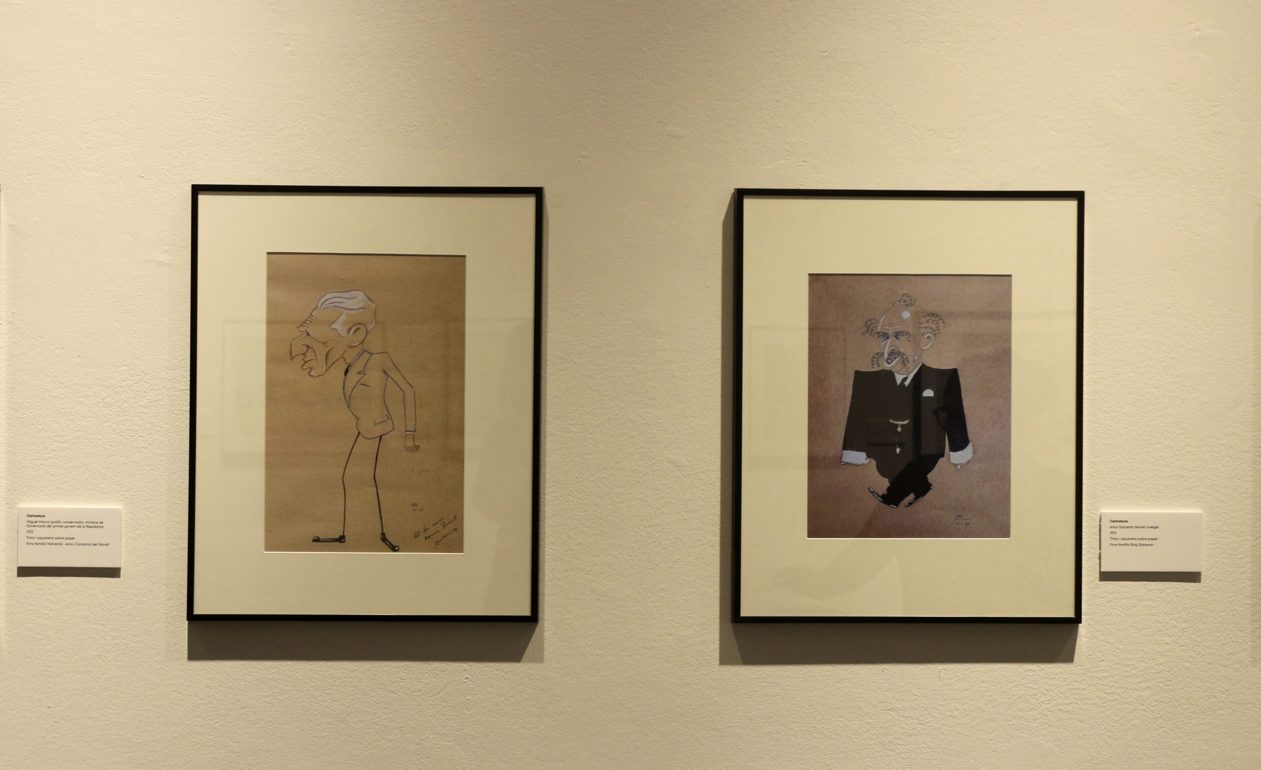 La mirada del fotoperiodista José María Navlet participa en la exposición homenaje al caricaturista catalán Lau