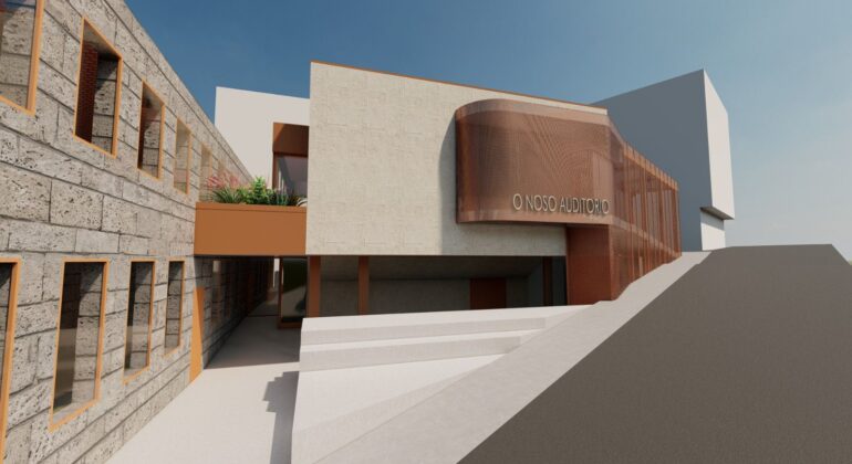 En marcha a construción do novo Auditorio Municipal do Porriño