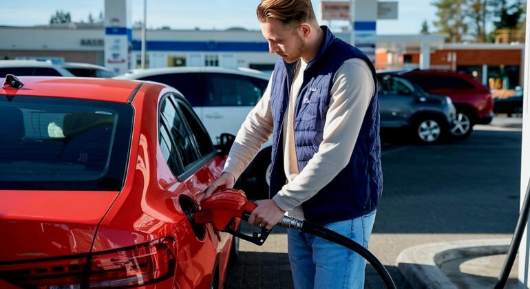La gasolina recupera este jueves la rebaja de 20 céntimos por litro