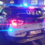 Detenido en Vigo, por golpear y causar daños a un coche que no era suyo, en plena calle