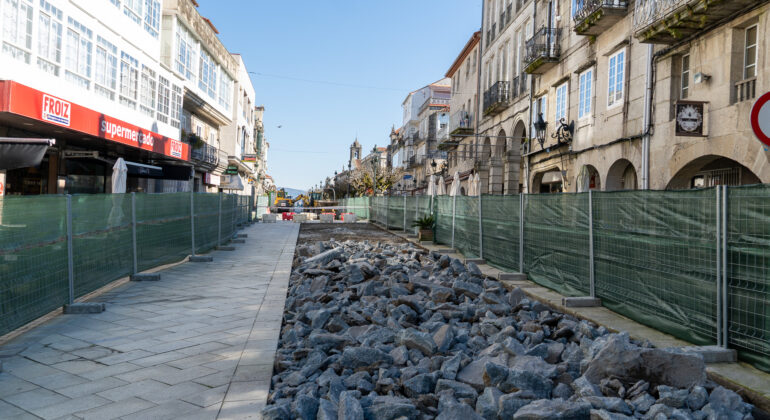 Comezan en Tui as obras de urbanización do Paseo da Corredoira e Augusto González Besada