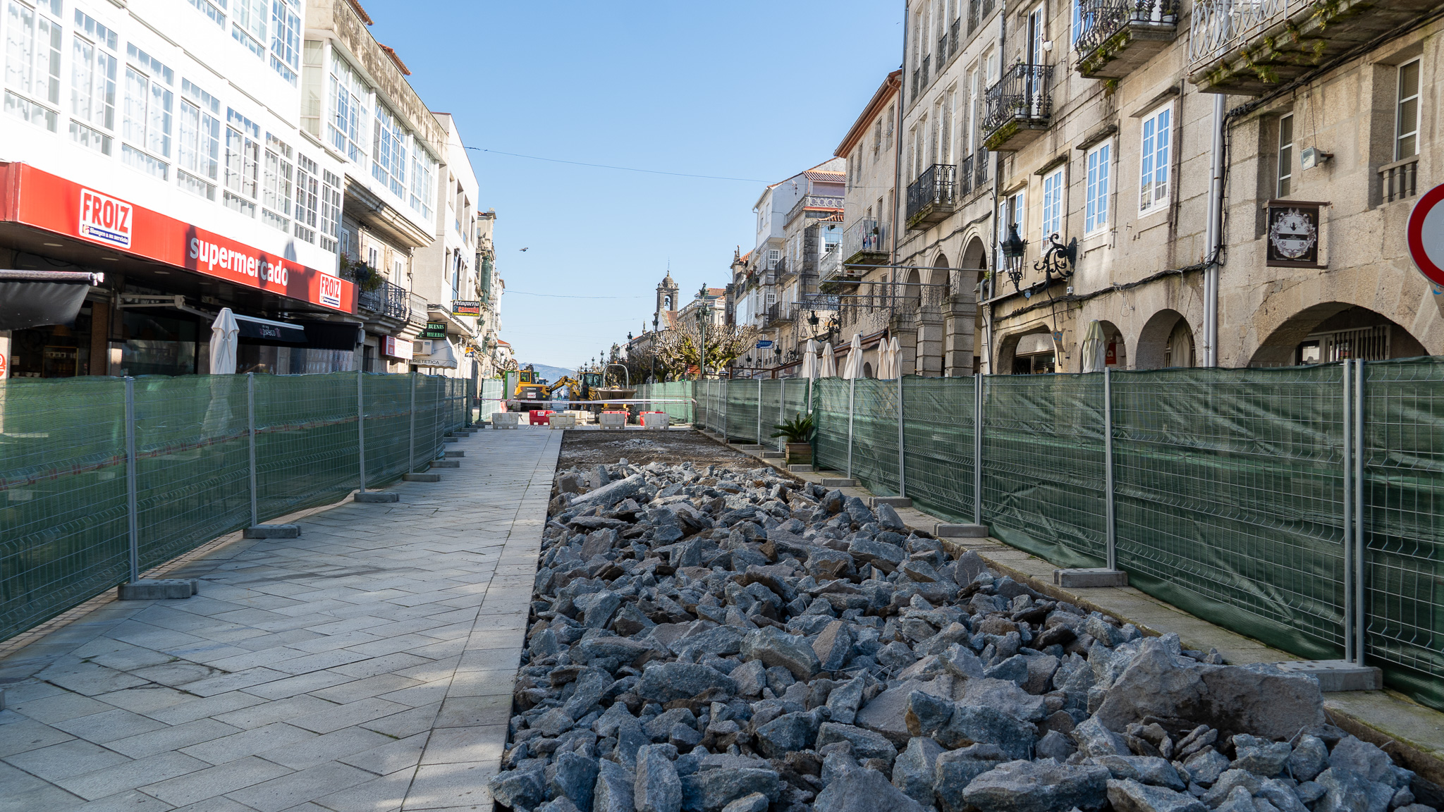 Comezan en Tui as obras de urbanización do Paseo da Corredoira e Augusto González Besada
