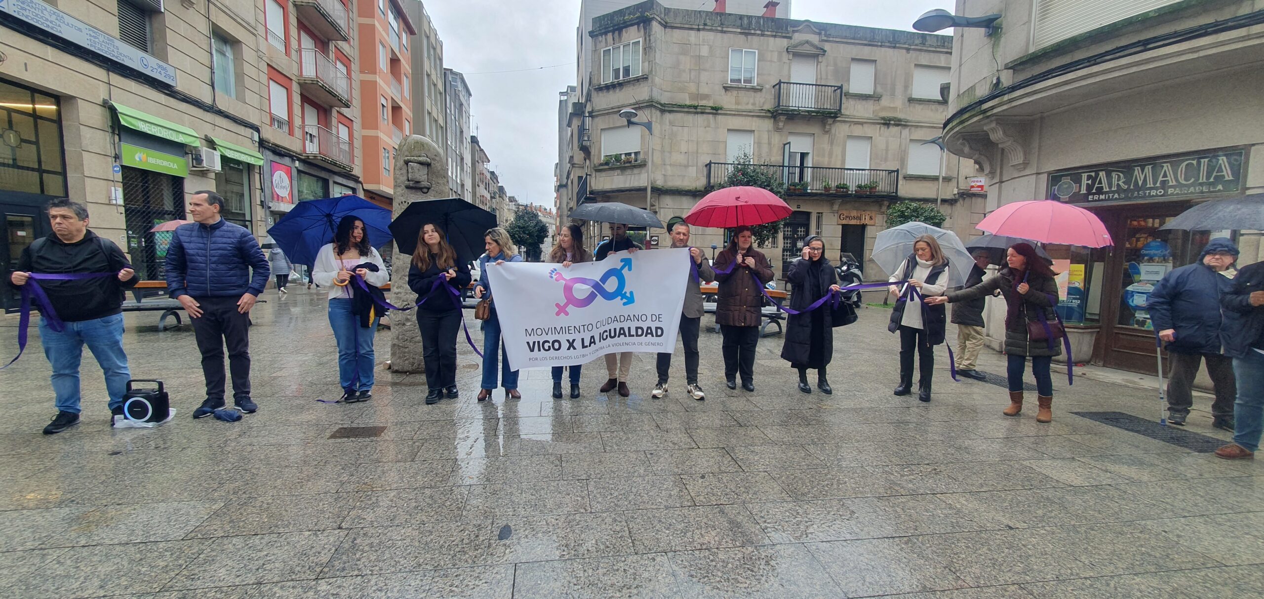 Homenaje en Vigo a la agente Vanesa Lage, asesinada en 2014