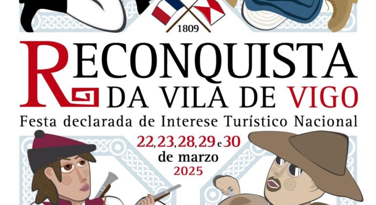 Ya tenemos el cartel y el programa de la Reconquista de Vigo 2025
