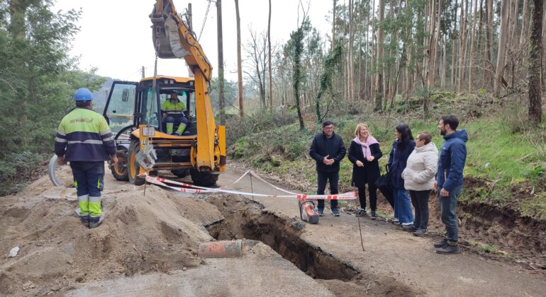 Saneamento para 13 vivendas para o barrio da Presa, en Salceda