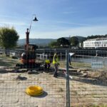 Comezan as obras de remodelación da Alameda da Ramallosa