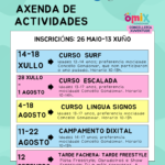 Abre o prazo para inscribirse nas actividades de verán de Gondomar