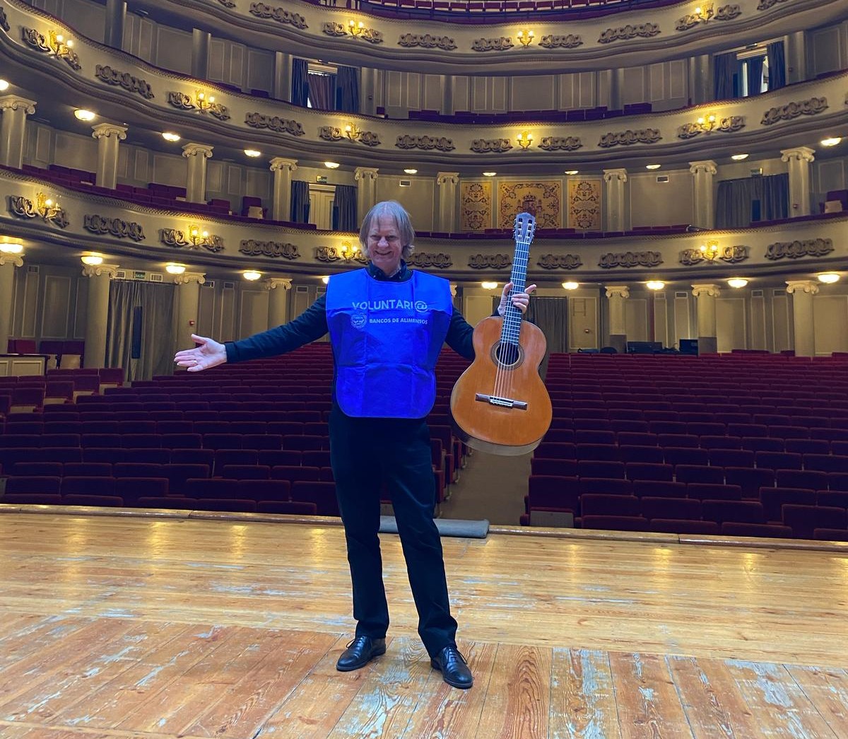 Vendidas el 60% de las entradas para el concierto de David Russell por el 30º aniversario del Banco de Alimentos de Vigo
