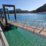 El Muelle de Rodas, en Cíes, puesto a punto para la temporada alta