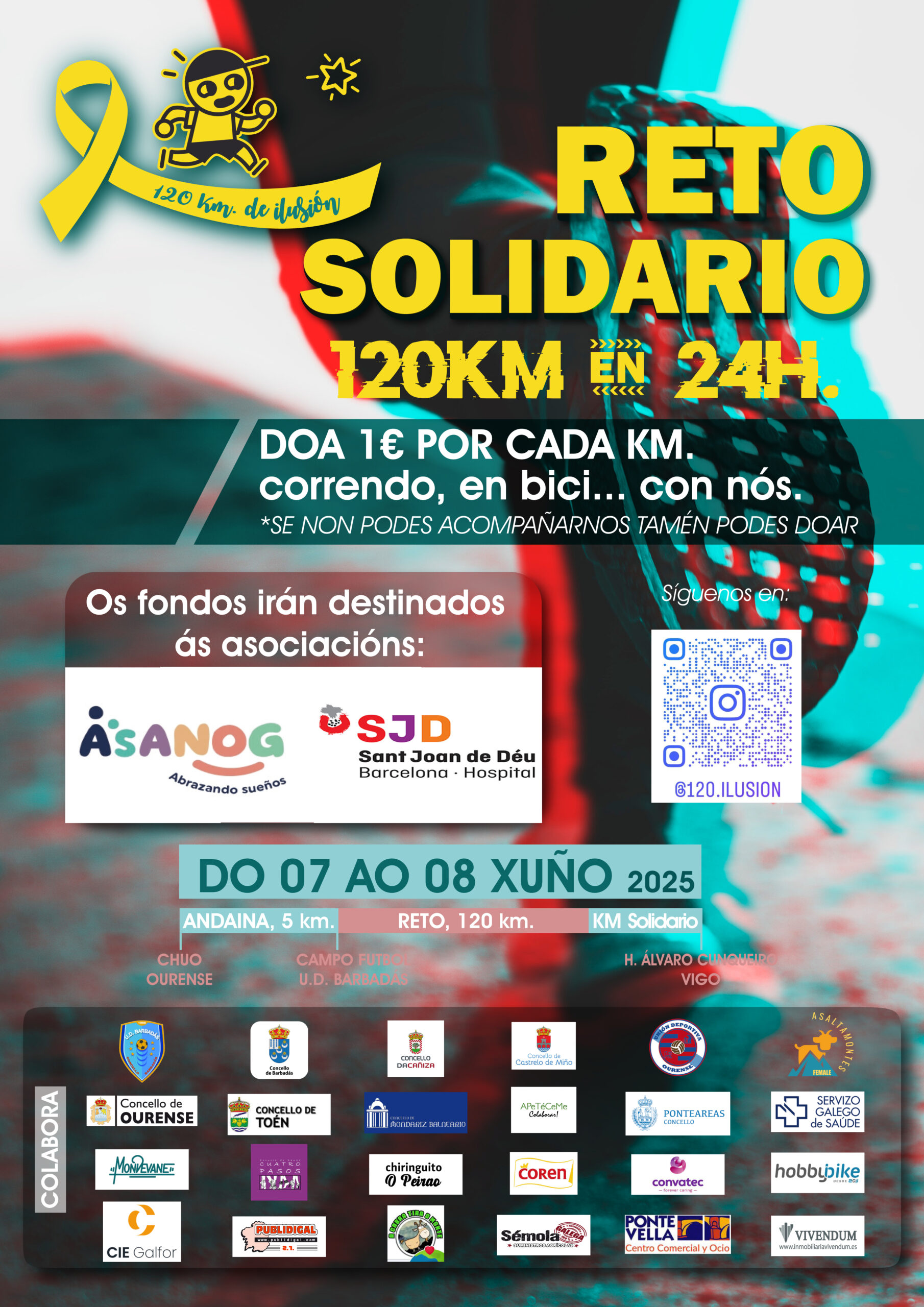 Súmate al reto solidario '120 km de ilusion'