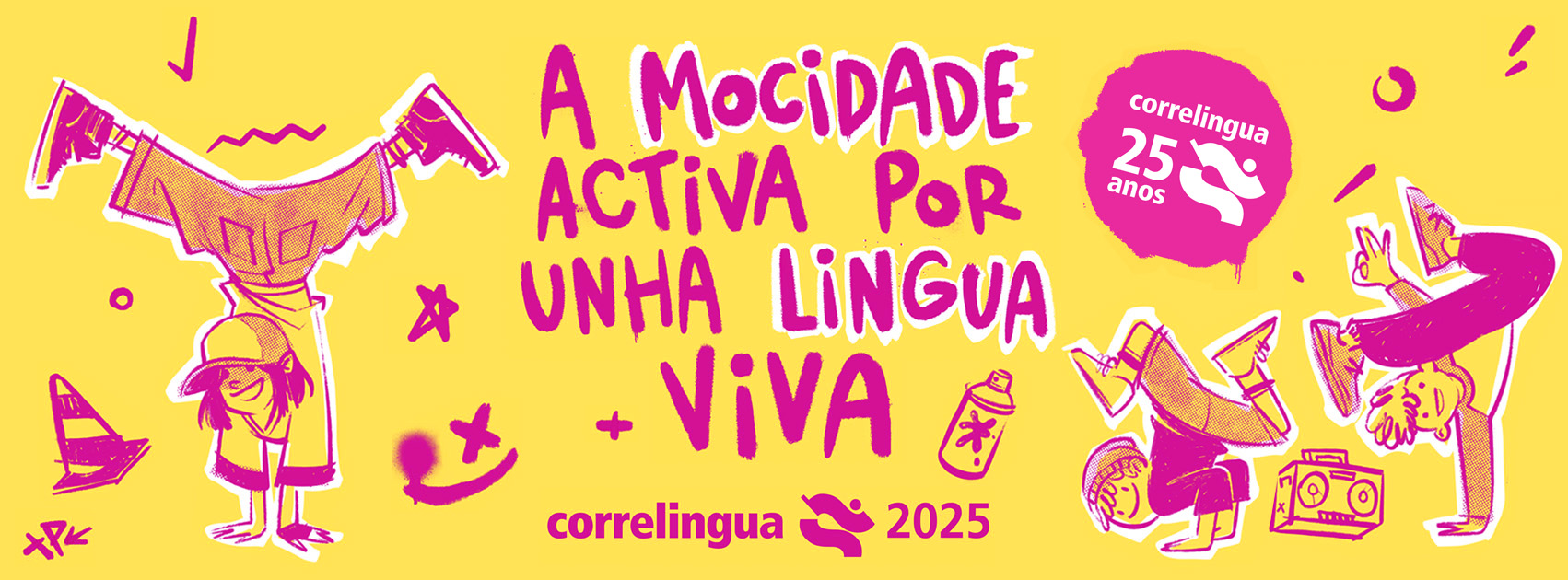 Adíase o Correlingua en Vigo por mor da chuvia