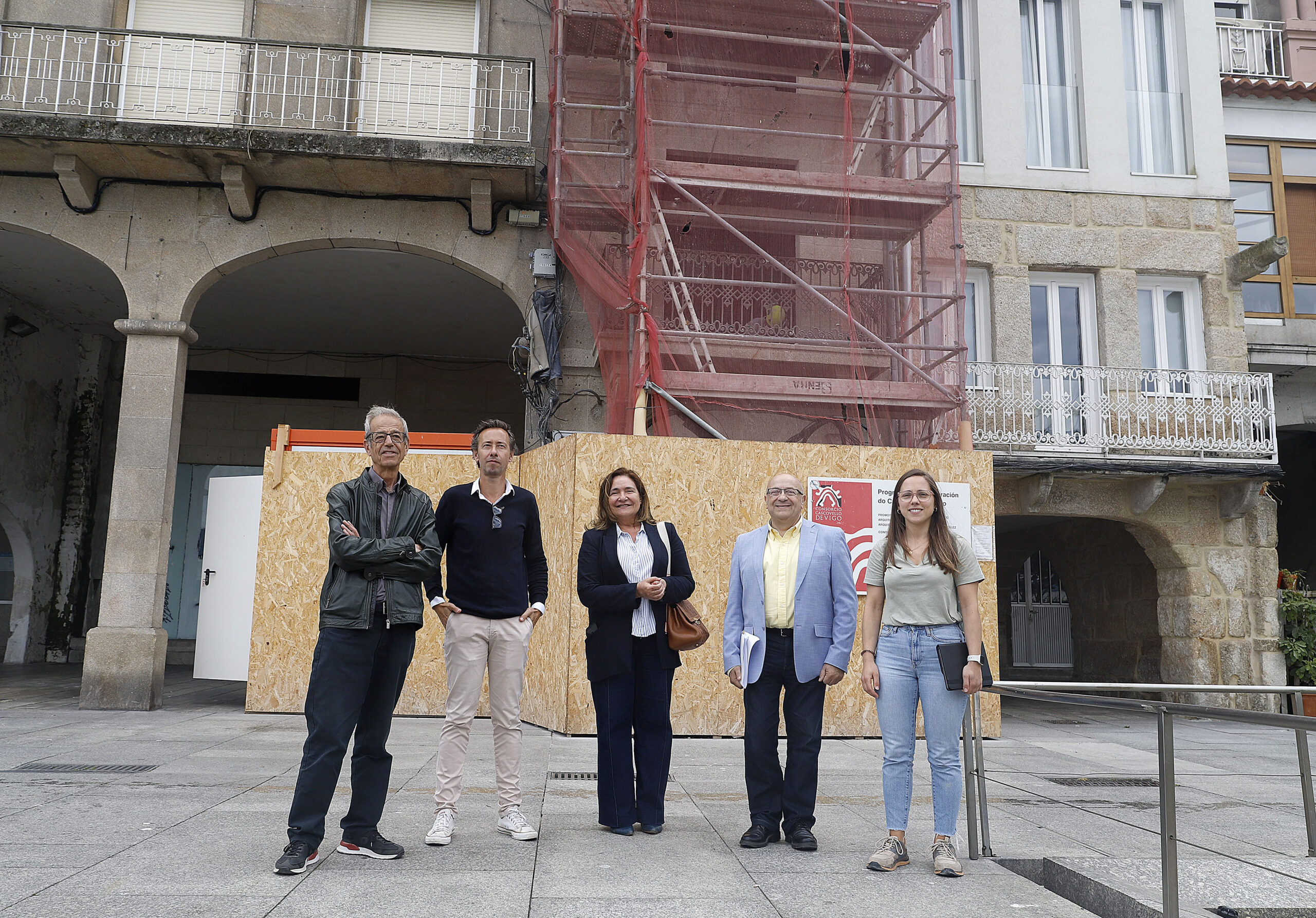 El Consorcio del Casco Vello, inicia la rehabilitación de un edificio singular en O Berbés