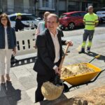 Empiezan las obras de las rampas mecánicas del Paseo de Granada, junto al Concello