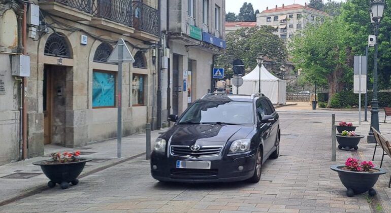 Un novo sistema de cámaras controla o acceso ao casco histórico de Redondela