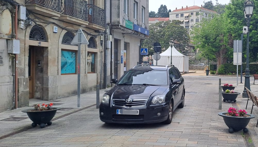 Un novo sistema de cámaras controla o acceso ao casco histórico de Redondela
