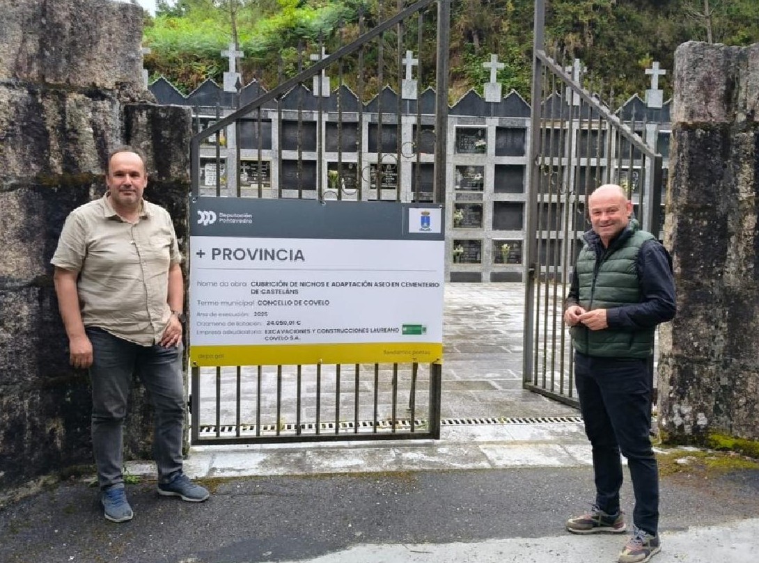 O Concello de Covelo remata as obras de mellora do Cemiterio de Casteláns