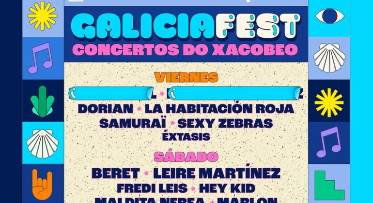 Galicia Fest desvela su cartel por días y acelera la cuenta atrás para su primera edición