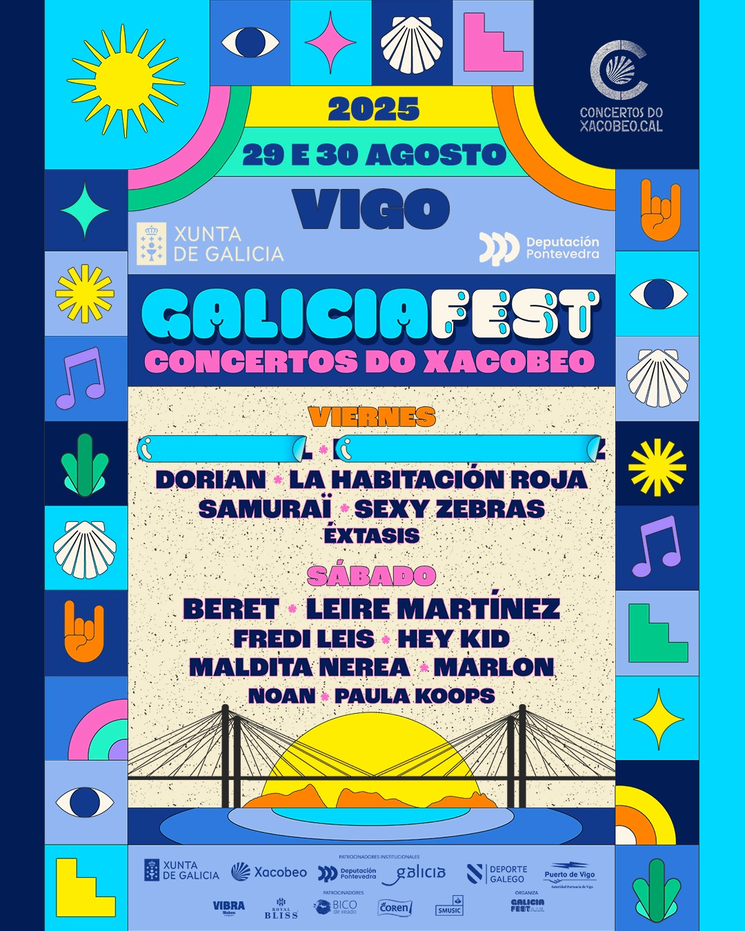 Galicia Fest desvela su cartel por días y acelera la cuenta atrás para su primera edición