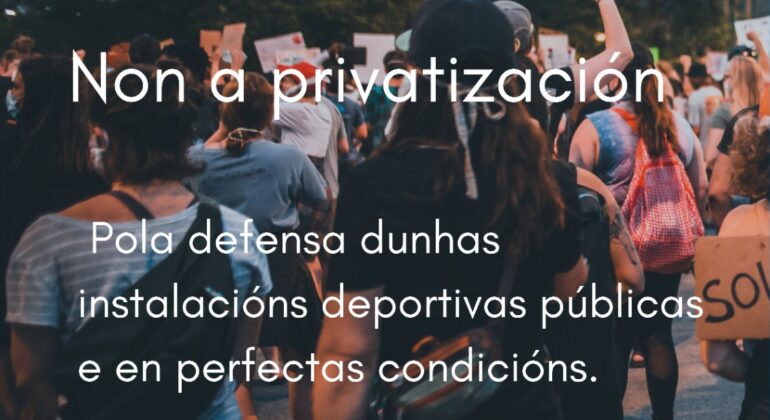 Convocada una manifestación en contra de la privatización de los pabellones deportivos de Vigo